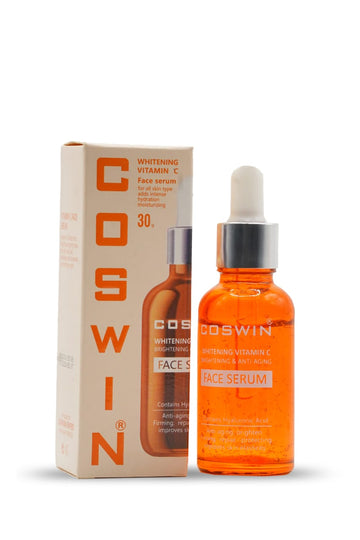 Coswin Whitening Vitamin C Face Serum – Brightening & Anti-Aging Serum with Hyaluronic Acid