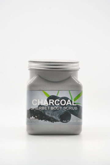 Charcoal Sherbet Body Scrub – Deep Cleansing & Gentle Exfoliating Body Care
