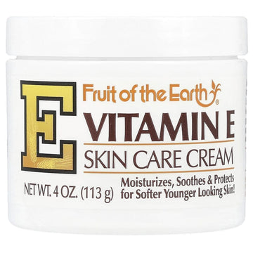 Fruit of the Earth Vitamin E Skin Care Cream – Moisturizing, Soothing & Protective Daily Face & Body Cream, 113g