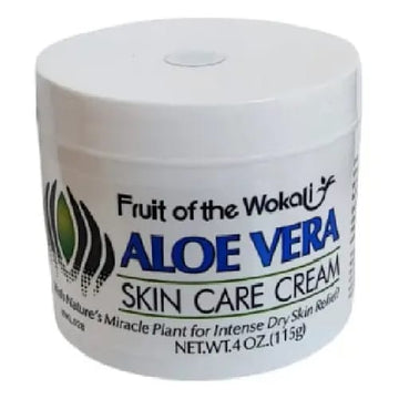 Fruit of the Wokali Aloe Vera Skin Care Cream – Intense Moisturizing & Dry Skin Relief, 115g