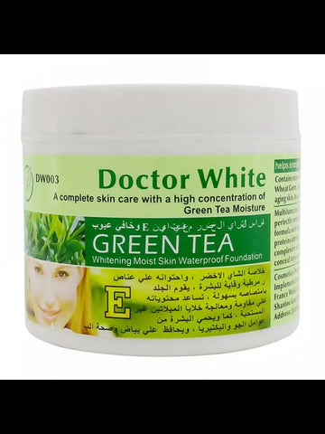 Doctor White Green Tea Whitening Moist Skin Waterproof Foundation – Green Tea Moisturizing Skin Care Cream