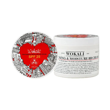 Wokali Whitening & Moisture BB Cream SPF 25 – Smooth Skin & Hydrating Face Cream