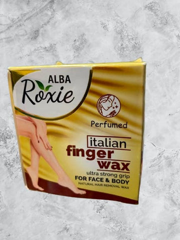Alba Roxie Italian Finger Wax – Ultra Strong Grip Hair Removal Wax for Face & Body