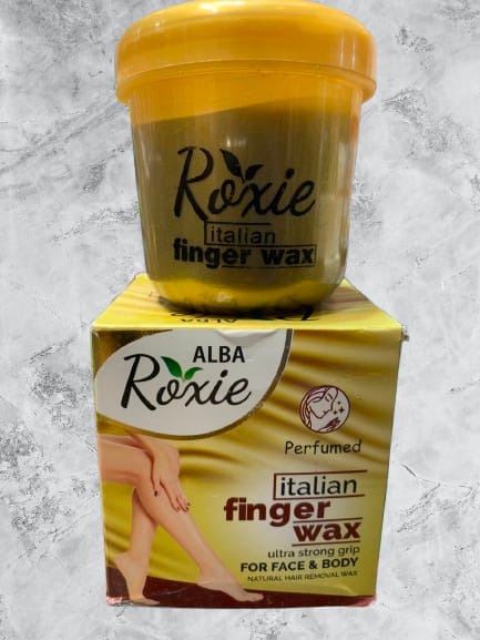 Alba Roxie Italian Finger Wax – Ultra Strong Grip Hair Removal Wax for Face & Body
