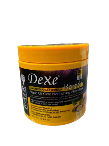 Dexe Keratin Argan Oil Gold Nourishing Hair Mask