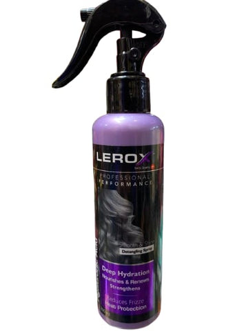 LEROX Professional Detangling Spray – Deep Hydration & Frizz Control
