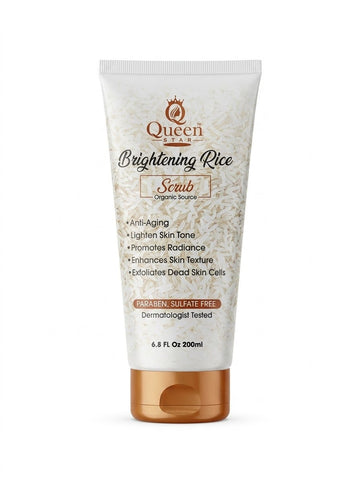 Queen Star Brightening Rice Scrub – 200ml