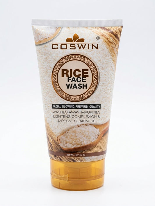 Coswin Rice Face Wash – Brightening & Glowing Facial Cleanser
